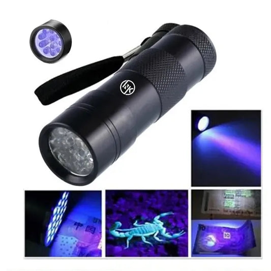 12 LED Mini Black Light Flashlight