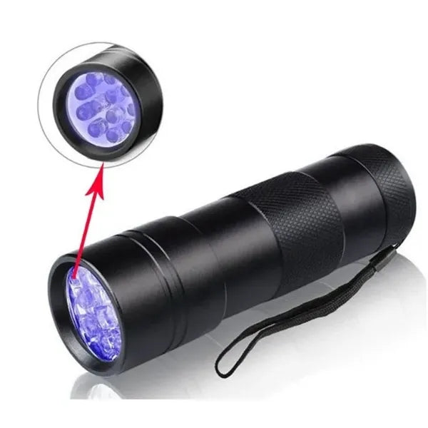 12 LED Mini Black Light Flashlight