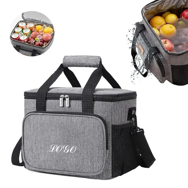 Oxford Cloth Aluminum Foil Insulated Portable Picnic Bag