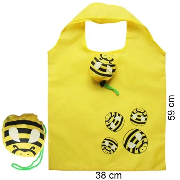 Bee Shape Foldable Tote Shopping Bag