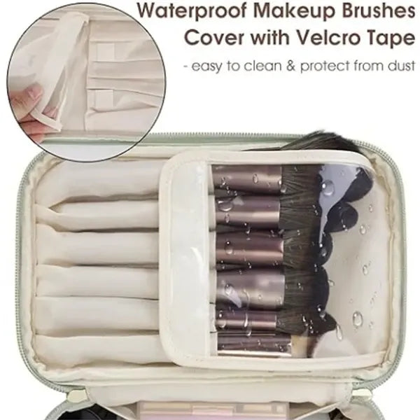 Waterproof Travel Makeup Organizer Cosmetic Storage Bag.