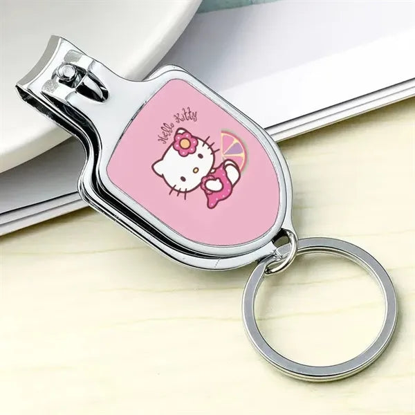 Nail Clipper Bottle Opener Keychain