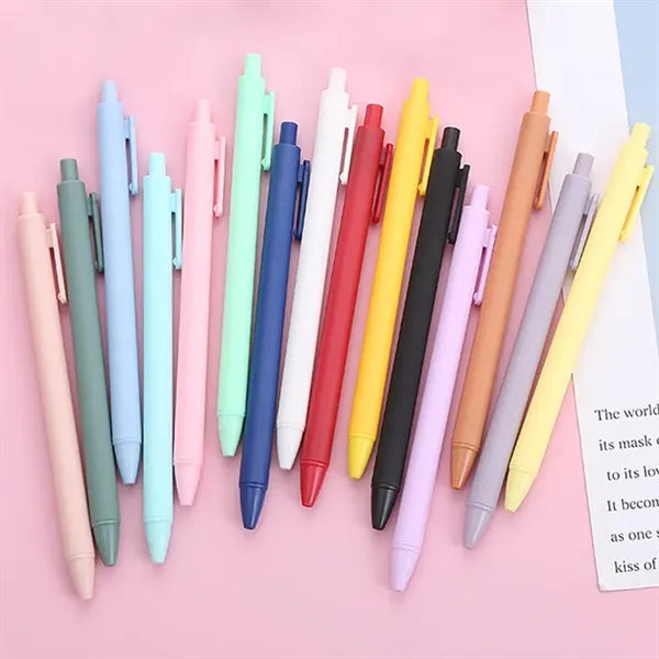 0.5 mm Fine Point Gel Pens Retractable Black Ink