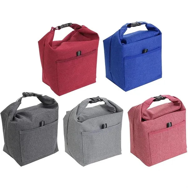 Heathered Polyester Insulated Lunch Tote
