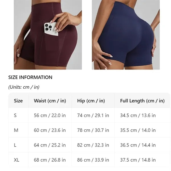 Biker Shorts with Pockets