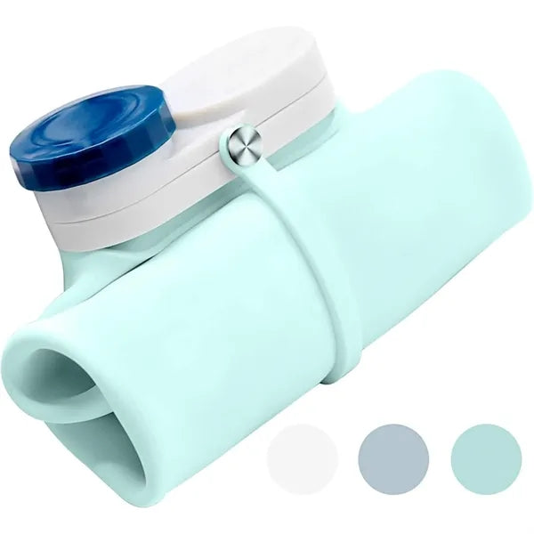 20 Oz Portable Platinum Silicone Water Bottle