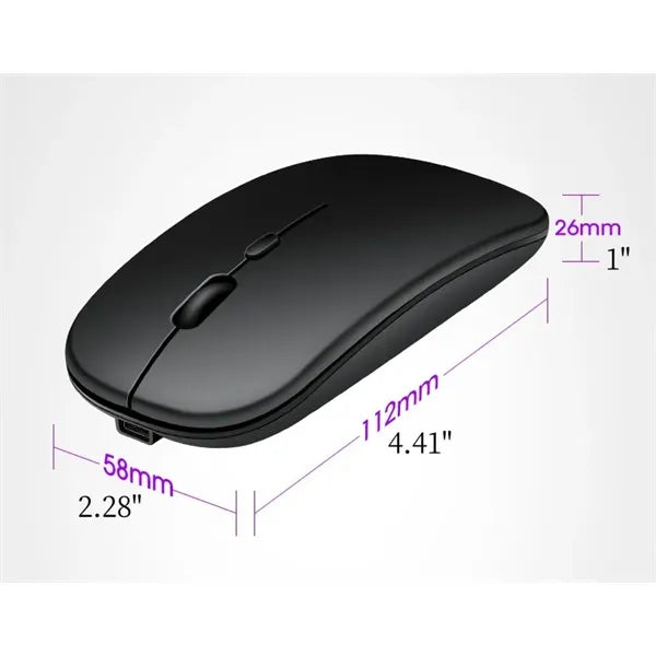Slim Bluetooth Dual-Mode Wireless Mouse