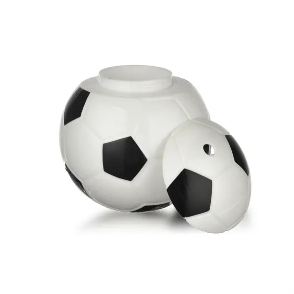 Football Shaped Plastic Drinking Ball Cup with Straw