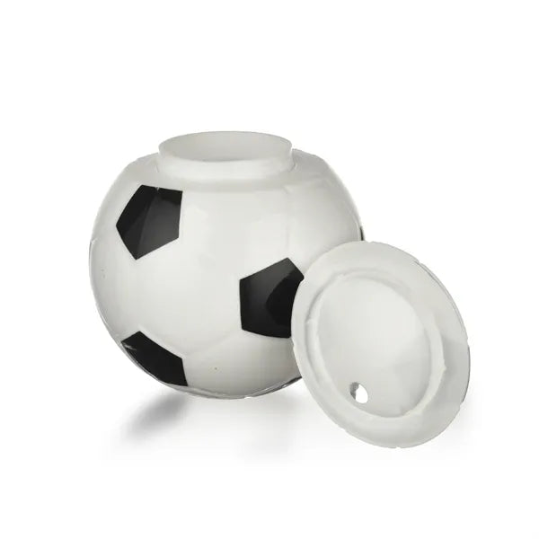 Football Shaped Plastic Drinking Ball Cup with Straw