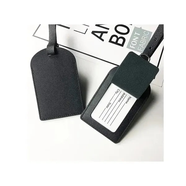 Faux Leather Luggage Tag for Suitcase