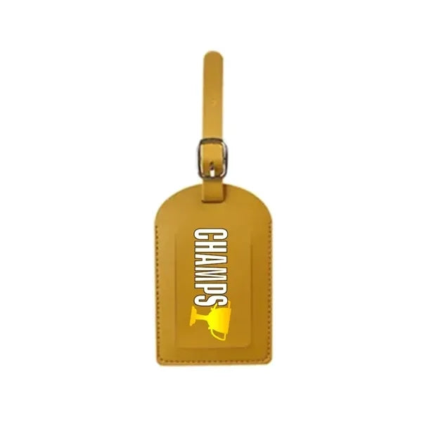 Faux Leather Luggage Tag for Suitcase