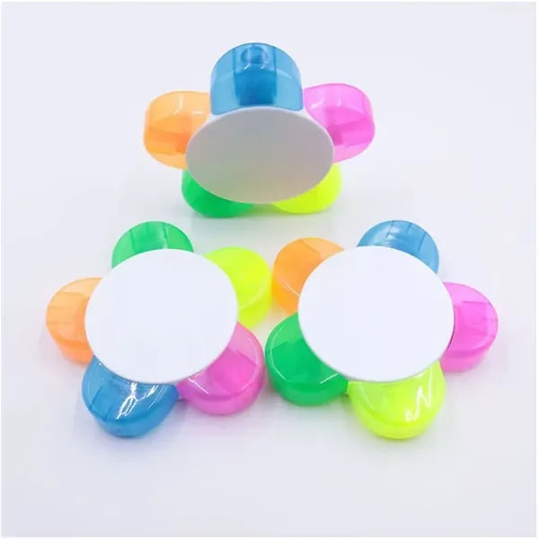 Flower Shaped 5-In-1 Highlighter Fluorescent Pen