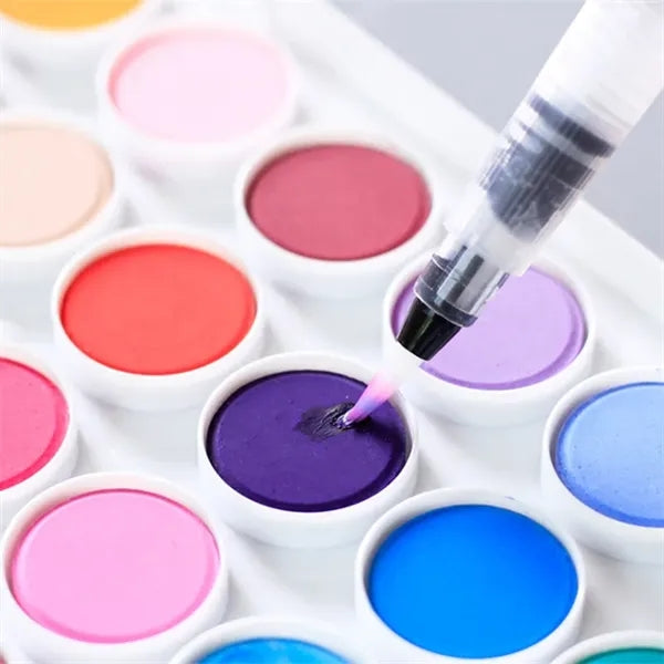 6 Pieces Watercolor Brush Paint Pens for Painting Markers