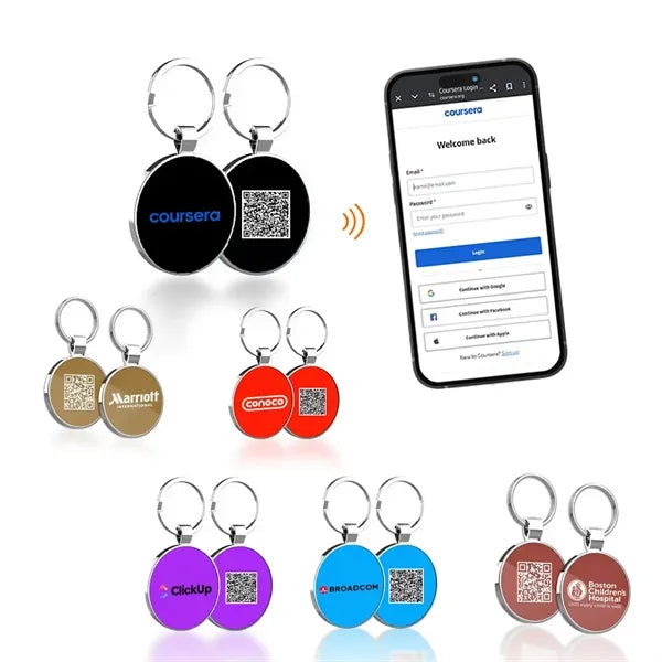 NFC Alloy Keychain - Epoxy