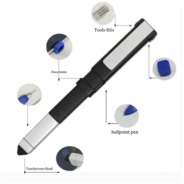 3 in 1 Pen Phone Holder Ballpointpen with Screwdriver Set