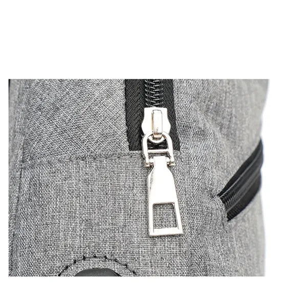 Men's USB Waterproof Oxford Shoulder Bag