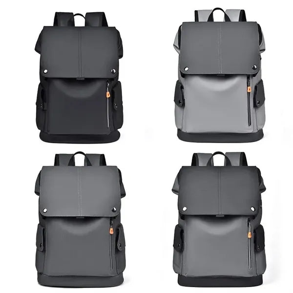 Large PU Leather Business Backpack