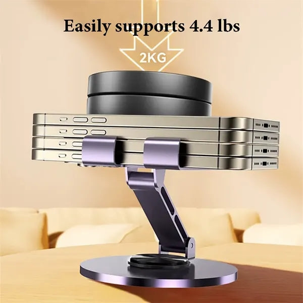 Carbon Steel Rotatable Foldable Phone Stand