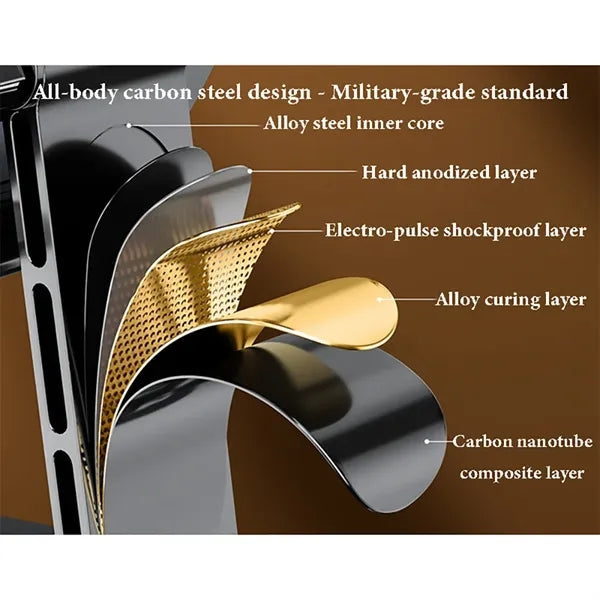 Carbon Steel Rotatable Foldable Phone Stand