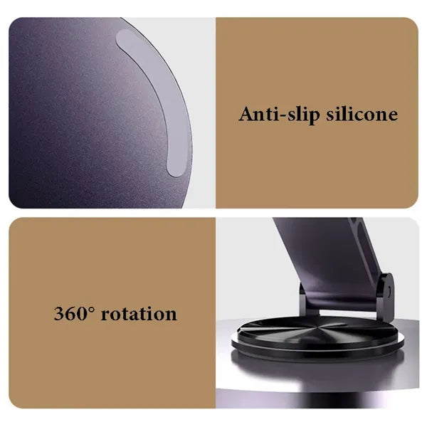 Carbon Steel Rotatable Foldable Phone Stand