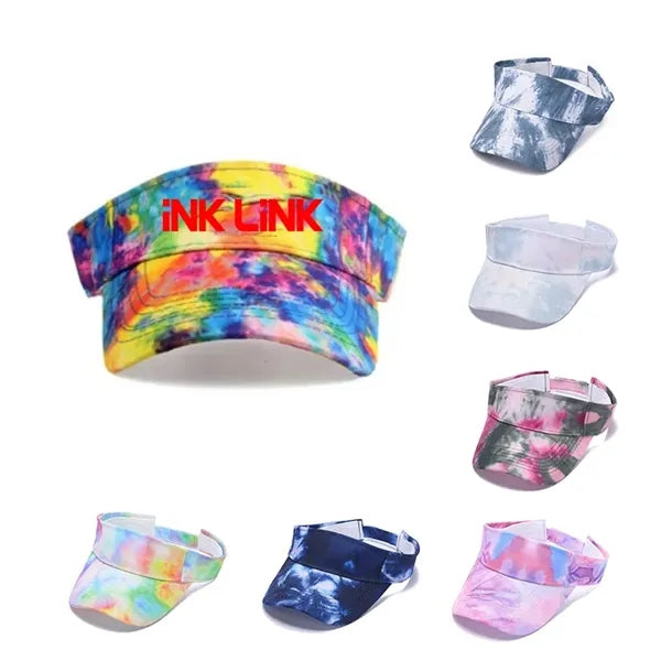 Tie Dye Sun Visor Hat