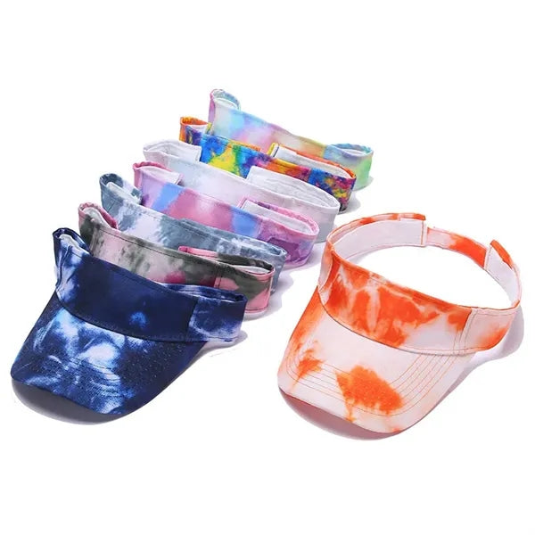 Tie Dye Sun Visor Hat