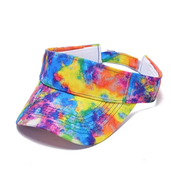 Tie Dye Sun Visor Hat