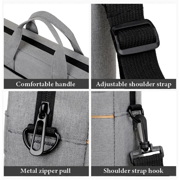 Oxford Cloth Laptop Bag with Shoulder Strap
