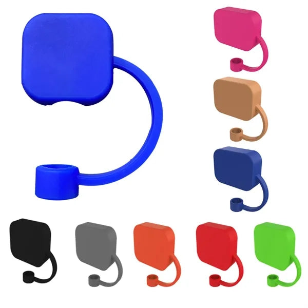 Square Silicone Straw Cover