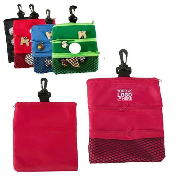 Portable Golf Ball Bag with Carabiner