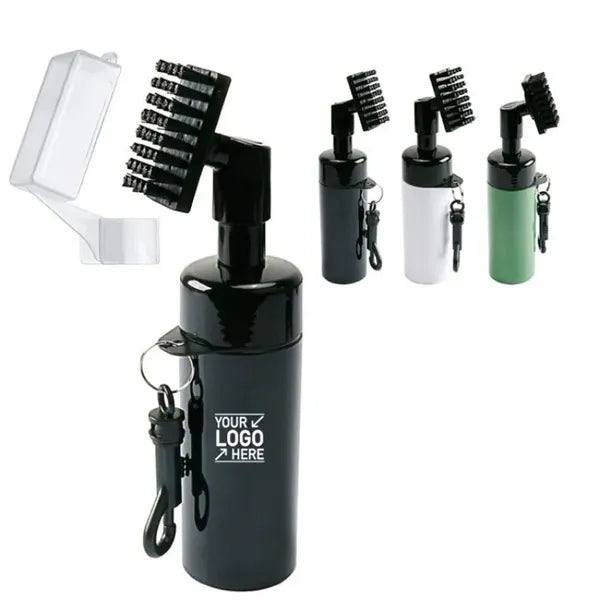 Water Spray Cleaner Golf Club Brush with Lanyard
