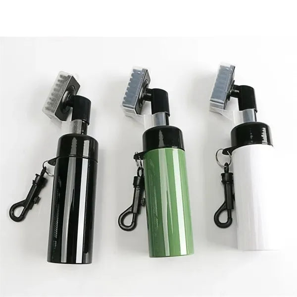 Water Spray Cleaner Golf Club Brush with Lanyard
