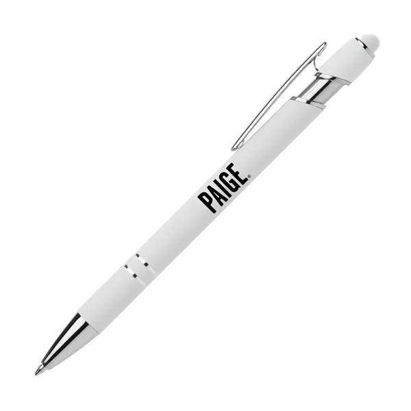 Stylus-3062 White Ballpoint Soft Touch Pens