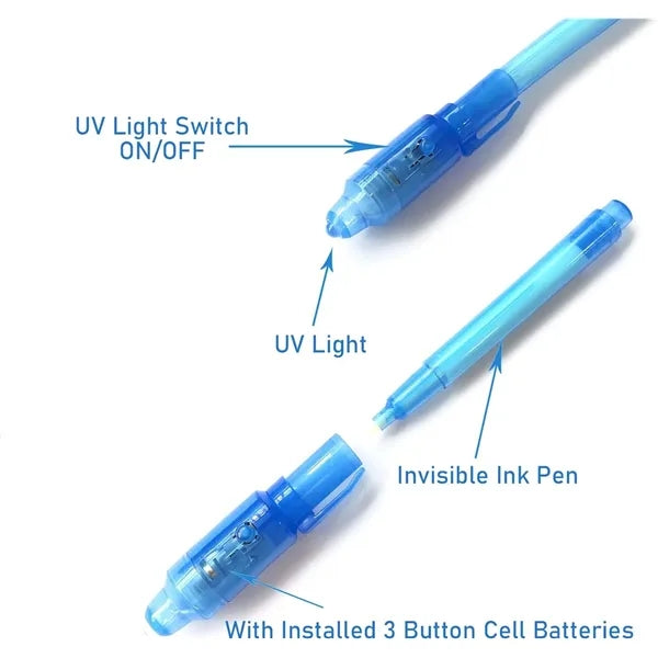 Invisible Ink Pen with UV Light