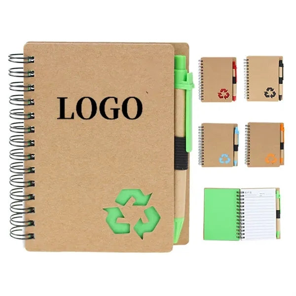 Eco-label Label Notebook With Pen