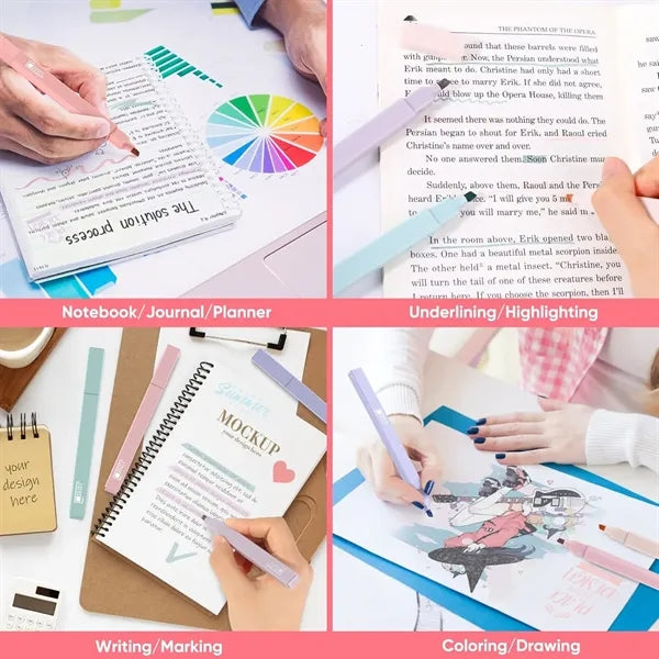 Highlighters and Pens No Bleed