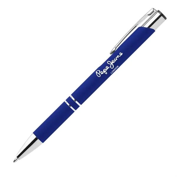 Knight-101 Soft Touch Pens with Chrome Trim