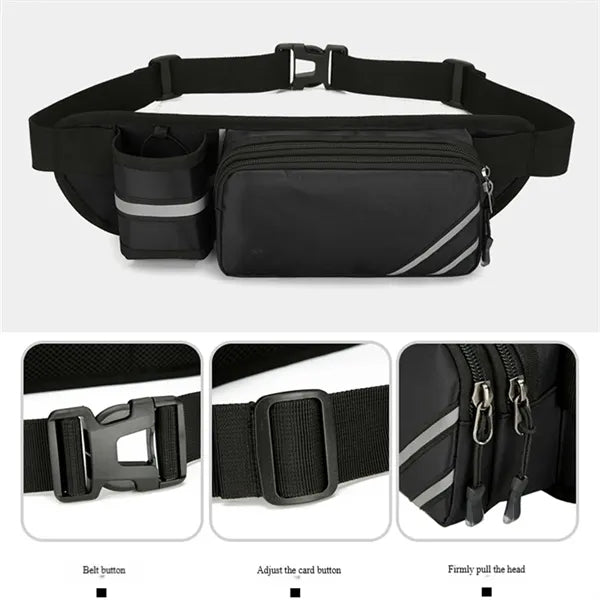 Fanny Pack with Water Bottle Holder