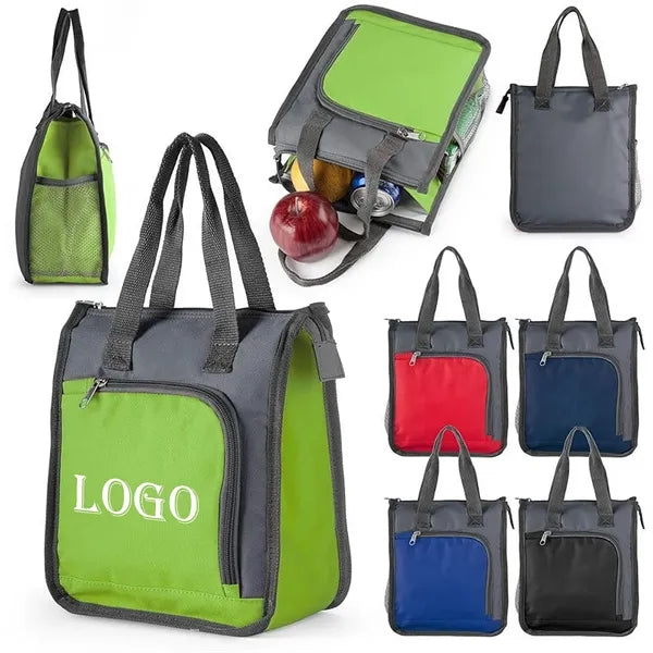 Oxford Cloth Insulation Lunch Tote Bag