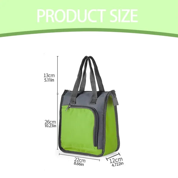 Oxford Cloth Insulation Lunch Tote Bag