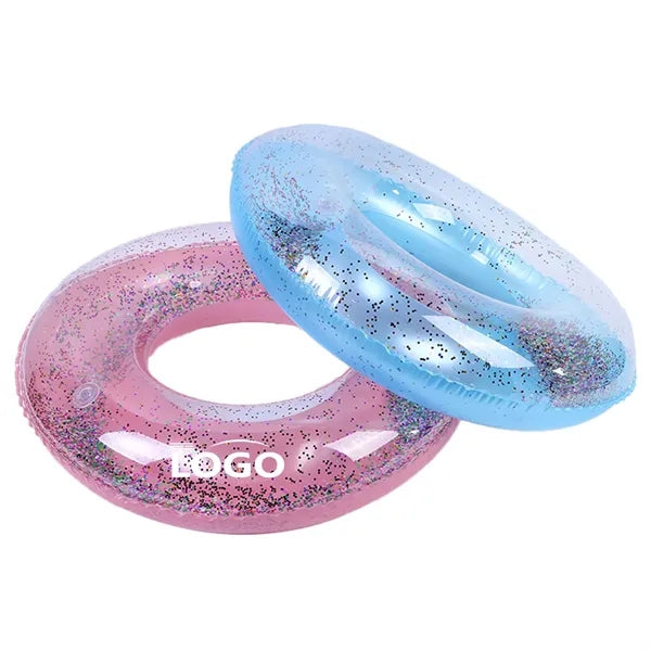 18-wire PVC transparent flash inflatable swimming ring