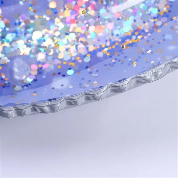 18-wire PVC transparent flash inflatable swimming ring