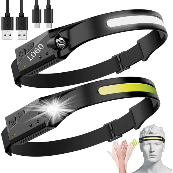 Lightweight Headlamp Usb Rechargeable Outdoor Flashlight