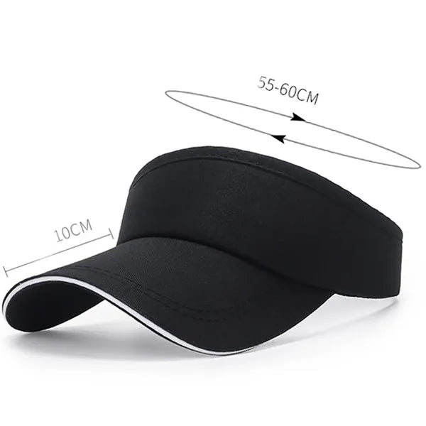 Solid Color Brushed Cotton Sandwich Visors