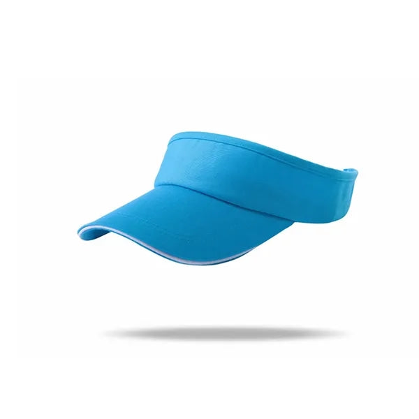 Solid Color Brushed Cotton Sandwich Visors