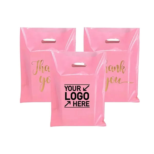 Flat Top Four-Fingered Plastic Grocery Bag