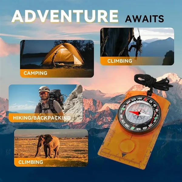 Orienteering Hiking Backpacking Compass
