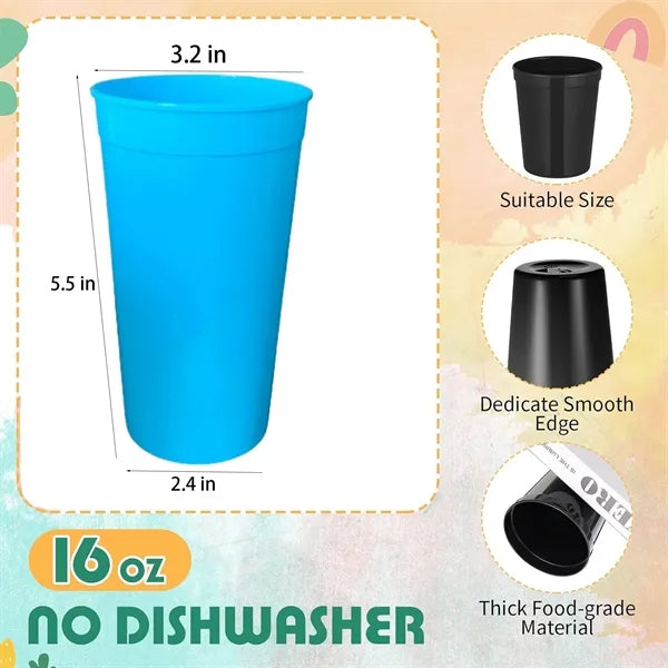 16 Oz Sport Plastic Cups
