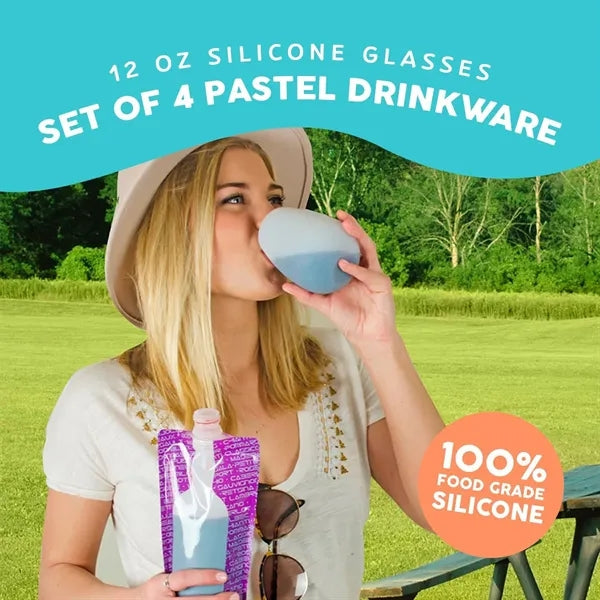 12 Oz Silicone Wine Cup