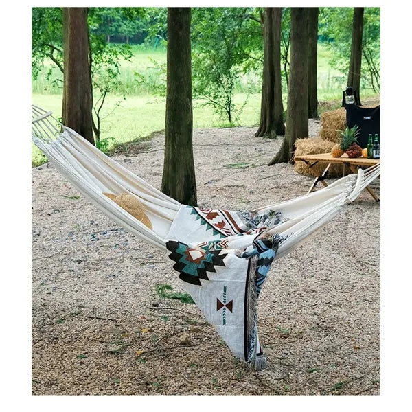 Double Hammock With Storage Bag For Terrace Garden Camping